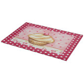 Planche à découper cadeau de cuisine Cupcake Ceris (Coin)