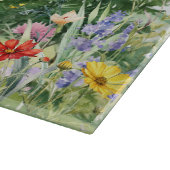Planche À Découper Cadeau Mariage fleur sauvage (Coin)