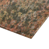Planche à découper cadeau motif marbre marron (Coin)
