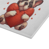 Planche À Découper Cadeaux de la Saint-Valentin Pitbull (Coin)