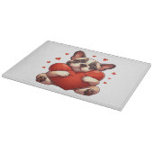 Planche À Découper Cadeaux de la Saint-Valentin Pitbull (Coin)