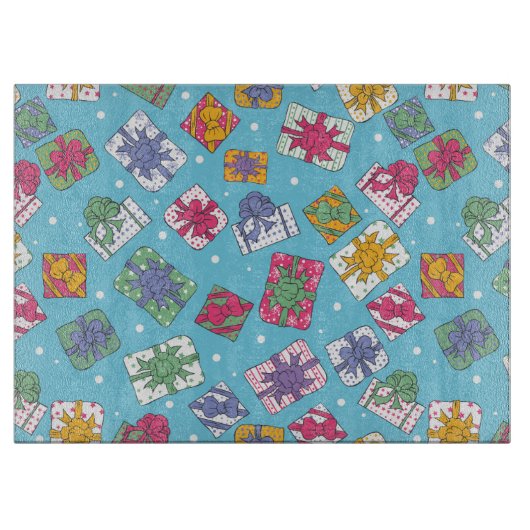 Planche À Découper Cadeaux de Noël motif (Devant)