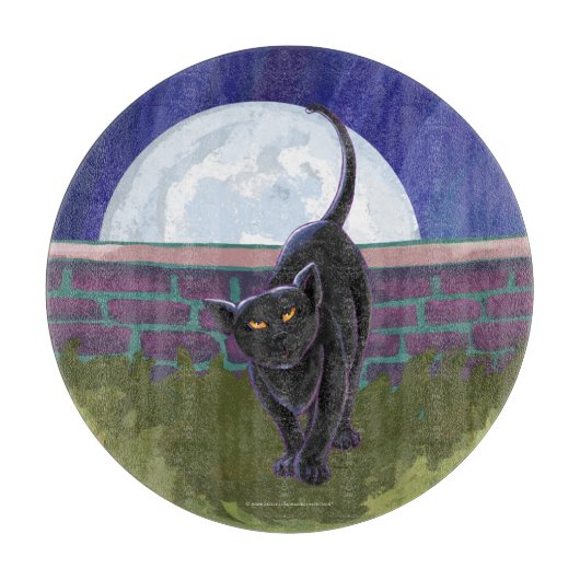 Planche À Découper Cadeaux et accessoires de chat noir (Devant)