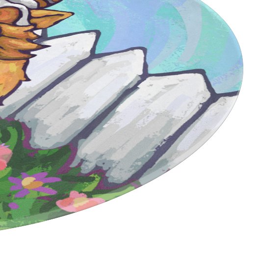 Planche À Découper Cadeaux et accessoires de chats de gingembre (Coin)