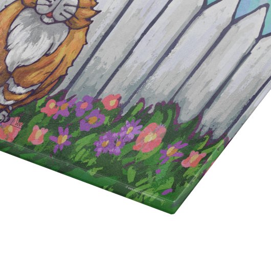 Planche À Découper Cadeaux et accessoires de chats de gingembre (Coin)