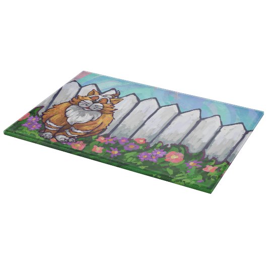 Planche À Découper Cadeaux et accessoires de chats de gingembre (Coin)