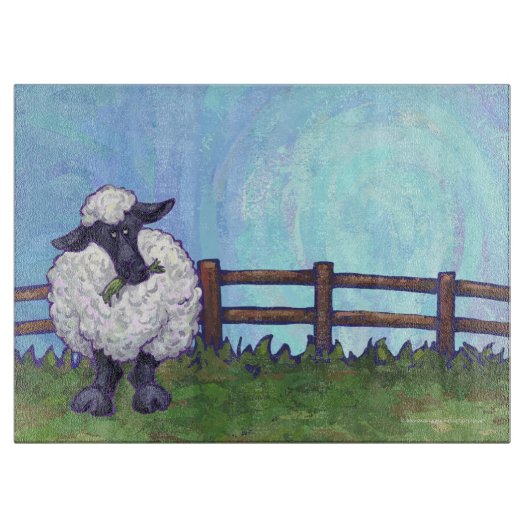 Planche À Découper Cadeaux et accessoires de moutons (Devant)