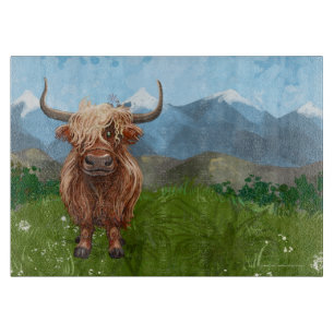 Planche À Découper Cadeaux et accessoires de vache Highland