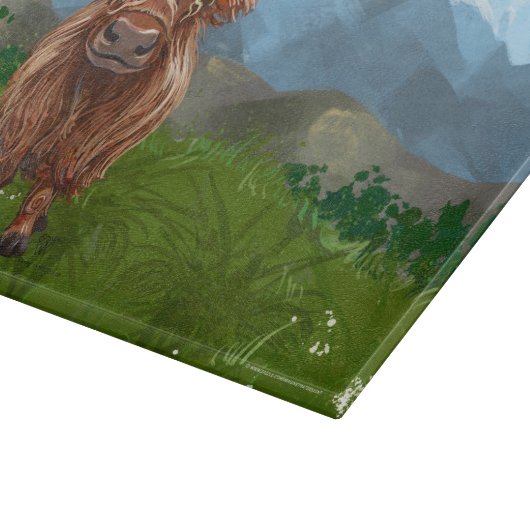 Planche À Découper Cadeaux et accessoires de vache Highland (Coin)