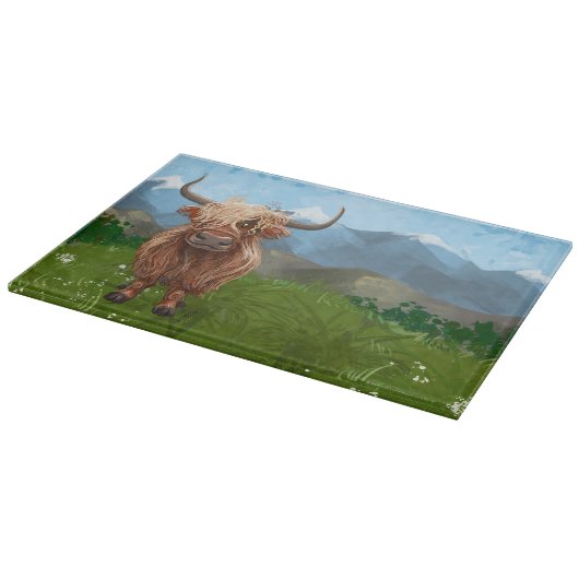 Planche À Découper Cadeaux et accessoires de vache Highland (Coin)