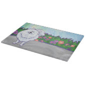 Planche À Découper Cadeaux et accessoires Poméraniens blancs (Coin)