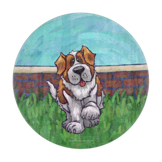 Planche À Découper Cadeaux et accessoires St. Bernard (Devant)