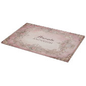 Planche À Découper Cadre antique découpage grunge rose (Coin)