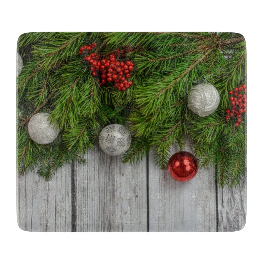 Planche À Découper Cadre de Noël décoratif (Devant)