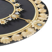 Planche À Découper Cadre décoratif circulaire doré (Coin)