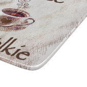 Planche À Découper Café avant table de coupe en verre de talkie (Coin)