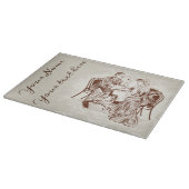 Planche À Découper café et amour (Coin)