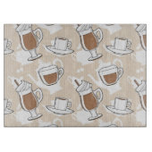 Planche À Découper Café, motif doux (Devant)