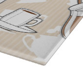 Planche À Découper Café, motif doux (Coin)