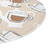 Planche À Découper Café, motif doux (Coin)