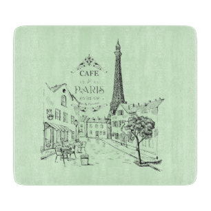 Planche à découper Café Paris