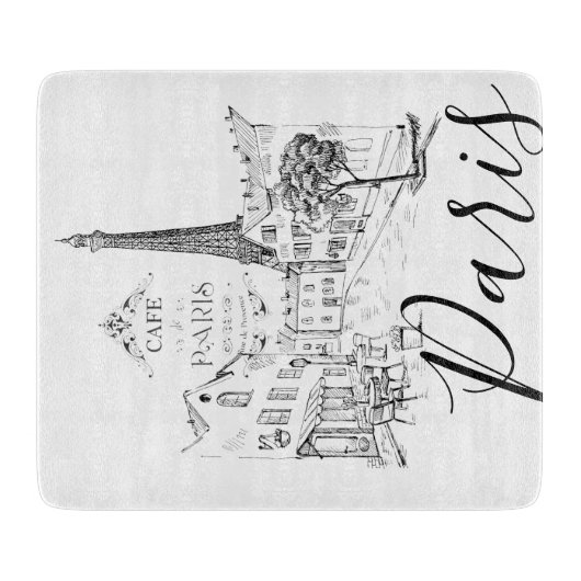 Planche À Découper Café Paris (Devant)