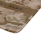 Planche À Découper Cailloux de camouflage du désert, Votre nom, Perso (Coin)