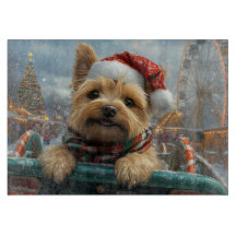 Cairn Terrier Dog Roller Dessous de verre Noël