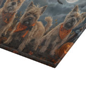 Planche À Découper Cairn Terrier Halloween Squelettes (Coin)