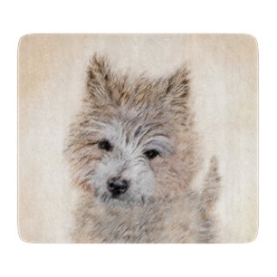 Planche À Découper Cairn Terrier Peinture Chiot - Art Chien original