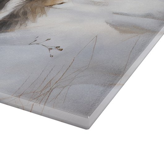 Planche À Découper Cairn Terrier Qu'Il Neige Noël (Coin)