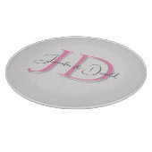 Planche À Découper Calligraphie monogramme de script classique tendan (Coin)