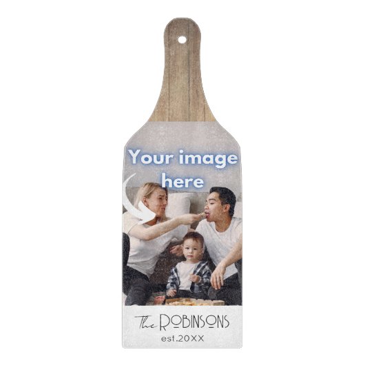 Planche À Découper Calligraphie personnalisée Russe Modèle photo (Devant)