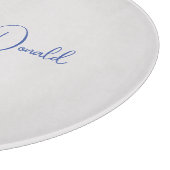 Planche À Découper Calligraphie tendance script classique personnel s (Coin)