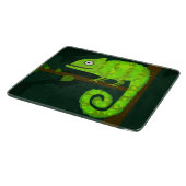 Planche À Découper Caméléon mignon vert (Coin)