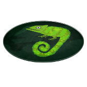 Planche À Découper Caméléon vert mignon (Coin)