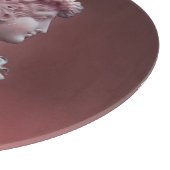 PLANCHE À DÉCOUPER CAMEO ANTIQUE, DAME AVEC MONOGRAMME DE PÂTES (Coin)