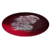 PLANCHE À DÉCOUPER CAMEO ANTIQUE, DAME AVEC MONOGRAMME DE PÂTES (Coin)