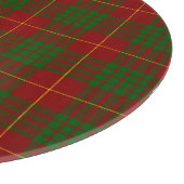Planche À Découper Cameron tartan rouge vert plaid (Coin)
