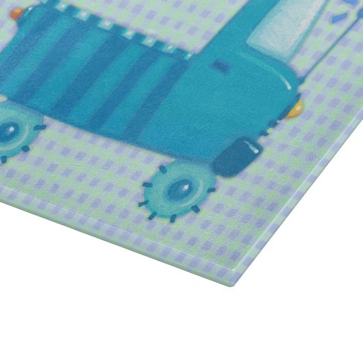 Planche À Découper Camion bleu (Coin)