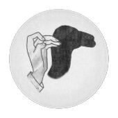 Planche À Découper Camion Silhouette à la main (Devant)