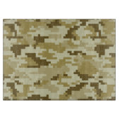 Planche À Découper Camouflage 8 bits pour désert numérique / Camo (Devant)