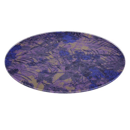 Planche À Découper Camouflage contre la fleur bleue (Coin)