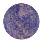 Planche À Découper Camouflage contre la fleur bleue (Devant)