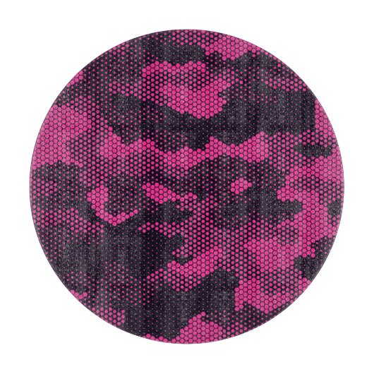 Planche À Découper Camouflage hexagonal, texture militaire arrière - (Devant)