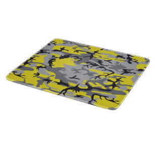 Planche À Découper Camouflage jaune et gris, Militaire, Armée