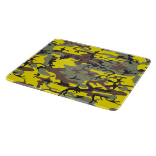 Planche À Découper Camouflage jaune et marron, Militaire, Armée