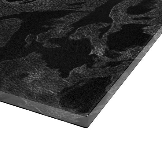 Planche À Découper Camouflage moderne Camo-noir et gris foncé (Coin)