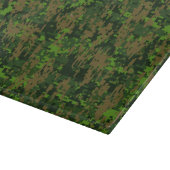 Planche À Découper Camouflage numérique vert de style Woodland (Coin)