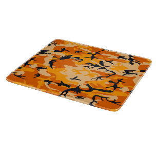 Planche À Découper Camouflage orange, Militaire, Armée